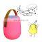 Hoteldekorations Tischlampe aus PE Kunststoff speaker lamps plastic music speaker with LED light