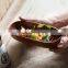 Hot Sale Boat Shape Wooden Salad Bowl