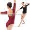 New Sexy Adult Ballet Leotard Girls Five Piont Sleeve Dance Leotard and Gymnastics Leotard