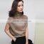 Summer Popular Female Short-sleeved Shirt Loose Knit Wool Sleeveless Vest Sweater