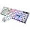 New Design G21B Wired Keyboard Mouse Set Computer Mechanical Led Waterproof Keyboard Mouse Combo