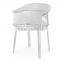 Replica French design chair polycarbonate material translucent papyrus chair by Ronan and Erwan Bouroullec
