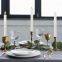 Velas LED decorativas con llama móvil, sin fuego, de colores delicados y luz cálida para la cena
