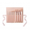 11pcs Foundation Buffing Makeup Brush Set Vegan Professional Private Label Pink Makeup Brushes Cosmetics Tools Cheap Brush Set