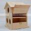 2016 China Supplier Custom New Unfinished Wooden Bird House Wholesale
