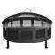 Outdoor garden steel mesh fire pit