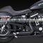 Stainless Steel Chrome/Black Finish Exhaust System Exhaust Pipe for Harley 883 1200