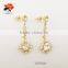 vogue cheap jewelry bridal rhinestone pierced earrings