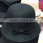 Fashion Korean Bowknot Ribbon Elegant Women Wool Felt Bucket Hat