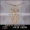 Bling Bling Dubai Design Fashion Jewelry Salphabets Pendant Design Gold Necklace Models