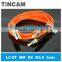 High Quality ST-SC Double Core Multi Mode Optical Fiber Patch Cord