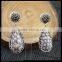 LFD-019E Wholesale White Snakeskin Drop Dangle Earring, With Pave Crystal Rhinestone Charm Jewelry Druzy Earrings