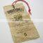 14cm x 4.5cm canvas clothes hang tag