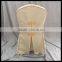 Hot sale wedding 100% polyester ivory chair cover