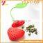 2015 Fashion Tool Silicone Strawberry Lemon Pear shape Tea Infuser