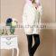 In-Stock Items Women Winter Loose Fur Collar Sweater Long Sleeve Knit Cardigan Jacket Coat