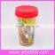 Custom promotional gift pleasand sheep decoration firing double wall plastic mug with lid