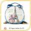 Round Shoulder Bag Color Printing Paris Hand Bags