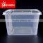 Plastic disposable square lunch box