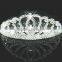 Clear Rhinestone Decoration Metal Crown Hair Clip For Childern Or Ladies