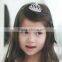 Clear Rhinestone Decoration Metal Crown Hair Clip For Childern Or Ladies