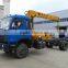 factory sale 4ton mini swivel hydraulic arm electric contro lifting portable new crane mounted trucks with winch /ISO9001/SQ4SA2