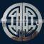Custom fabrication service high precision black anodize aluminum laser cutting product