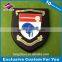 Soft enamel custom wooden trophy shield plaques awards wholesale