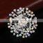 2016 Hotsale AB Rhinestone Snowflake Brooch Pins,Mother Pins For Wedding Decoration