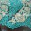 2015 Kapok Highest Quality African Lace Lemon Green Lace Fabrics Water Soluble Lace Trimming