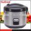 1.8L Stainless Steel Rice Cooker with Steam Tray
