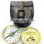 Nautical Brass Titanic Compass - Marine Gift With Leather Box 13530