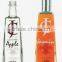 crystal white glass bottle