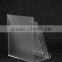 Clear Acrylic Brochure Stands With 2 Tier