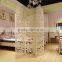 Custom design high quality decoration plastic folding screen beautiful standing