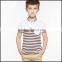 Latest Design Shirts and Fashion Cotton Fabric Boy T Shirt With Striped or Boys Fashion T Shirt