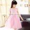 2015 latest child baby models pink princess dress