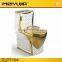ZJ17102R Luxury bathroom designs ceramic sanitary ware china gold color toilet prices