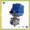 2-port electric auto shut off motor ball valve stianless steel for DN25 to DN125 water treatment system