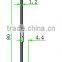 Aluminium flooring profile skirting board-XGX995
