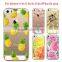 Fruit Pineapple Lemon Banana Fashion Soft Silicon Transparent Thin Case Cover For Apple iPhone 4 4S 5 5S 5C 6 6S 6Plus 6s Plus