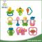 Brand new plastic baby rattle toy for baby