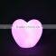 LED heart light Creative Flashing light colorful plastic lamp for holiday