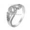 Romantic Wedding Ring Special Shaped Rhinestone Women Engagement Ring