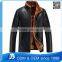 Man Leather Jacket with Fur Lining for Winter