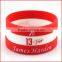 Newest design fashion charming bangle silicone bracelet