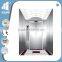 1600kg Machine Roomless Passenger Liftwith Hairline Stainless Steel
