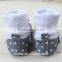 Soft Sole Red Flower Fabric Baby Sock Shoes