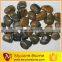 Yellow Polished Pebbles for Landscaping Paving