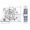 500kgs safety brake for lifting force 500kgs roller motor